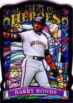 1998 Topps Gallery - Gallery of Heroes #GH3 Barry Bonds Front