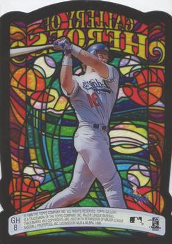 1998 Topps Gallery - Gallery of Heroes #GH8 Mike Piazza Back