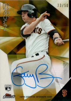 2015 Finest - Autographs Gold Refractor #FA-GB Gary Brown Front