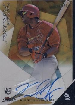 2015 Finest - Autographs Gold Refractor #FA-XS Xavier Scruggs Front