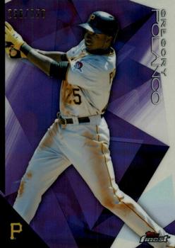 2015 Finest - Purple Refractor #35 Gregory Polanco Front
