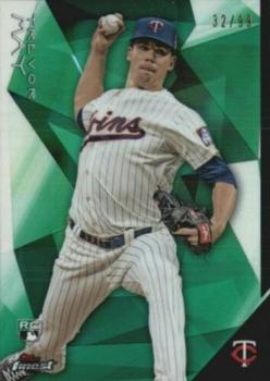 2015 Finest - Green Refractor #82 Trevor May Front