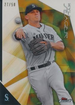 2015 Finest - Gold Refractor #32 Kyle Seager Front