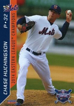 2014 Choice Binghamton Mets Eastern League Champions #14 Chase Huchingson Front