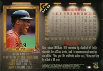 1998 Topps Gallery - Player's Private Issue #PPI98 Ron Gant Back