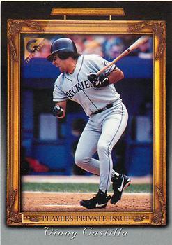 1998 Topps Gallery - Player's Private Issue Auction  25 Point #NNO Vinny Castilla Front