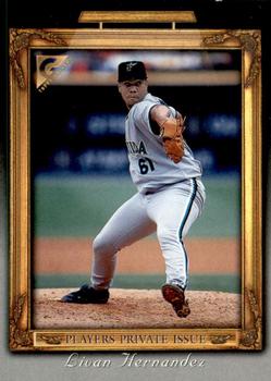 1998 Topps Gallery - Player's Private Issue Auction  25 Point #NNO Livan Hernandez Front