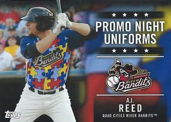 2015 Topps Pro Debut - Promo Night Uniforms #PN-AR A.J. Reed Front