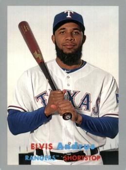 2015 Topps Archives - Silver #28 Elvis Andrus Front