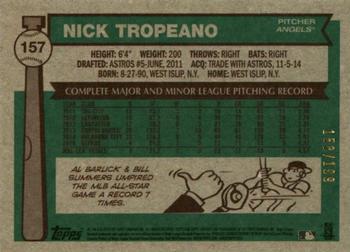 2015 Topps Archives - Silver #157 Nick Tropeano Back