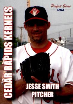 2004 Perfect Game Cedar Rapids Kernels #11 Jesse Smith Front
