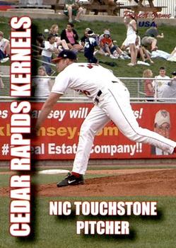 2004 Perfect Game Cedar Rapids Kernels #12 Nic Touchstone Front