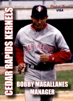 2004 Perfect Game Cedar Rapids Kernels #28 Bobby Magallanes Front