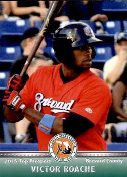 2015 Grandstand Florida State League Top Prospects #NNO Victor Roache Front