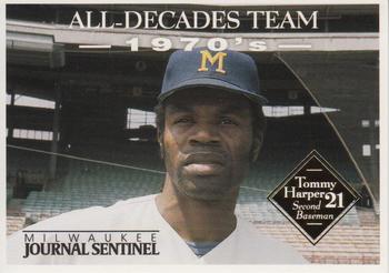 2000 Milwaukee Journal Sentinel Brewers All Decades Team 1970s #NNO Tommy Harper Front