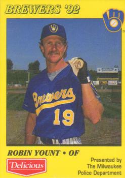 1992 Milwaukee Brewers Police #NNO Robin Yount Front