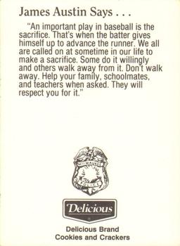 1992 Milwaukee Brewers Police #NNO James Austin Back