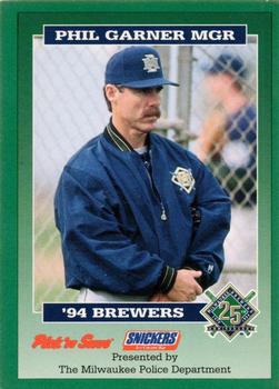 1994 Milwaukee Brewers Police #NNO Phil Garner Front