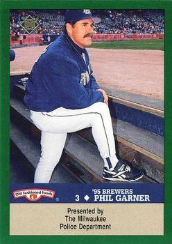 1995 Milwaukee Brewers Police #NNO Phil Garner Front
