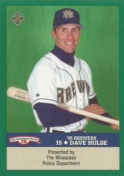 1995 Milwaukee Brewers Police #NNO David Hulse Front