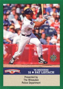 1995 Milwaukee Brewers Police #NNO Pat Listach Front