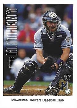1997 Milwaukee Brewers Police #NNO Mike Matheny Front