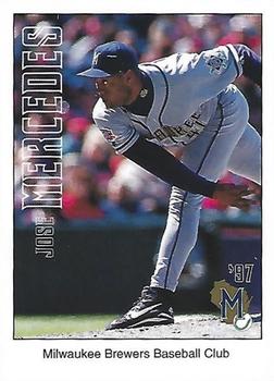 1997 Milwaukee Brewers Police #NNO Jose Mercedes Front