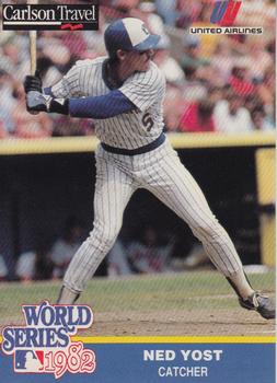 1992 Carlson Travel 1982 Milwaukee Brewers #5 Ned Yost Front