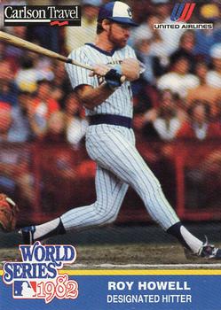 1992 Carlson Travel 1982 Milwaukee Brewers #13 Roy Howell Front