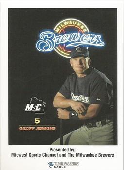 2000 Milwaukee Brewers Police #NNO Geoff Jenkins Front