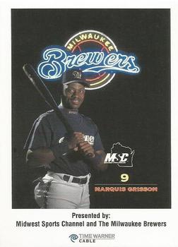 2000 Milwaukee Brewers Police #NNO Marquis Grissom Front