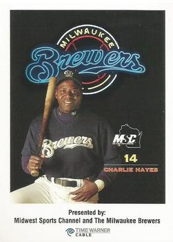 2000 Milwaukee Brewers Police #NNO Charlie Hayes Front