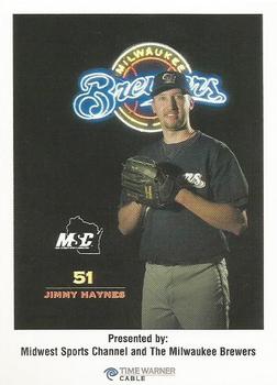 2000 Milwaukee Brewers Police #NNO Jimmy Haynes Front