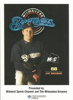 2000 Milwaukee Brewers Police #NNO Jim Bruske Front