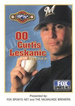 2001 Milwaukee Brewers Police #NNO Curtis Leskanic Front
