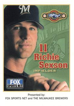 2001 Milwaukee Brewers Police #NNO Richie Sexson Front
