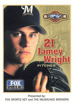 2001 Milwaukee Brewers Police #NNO Jamey Wright Front