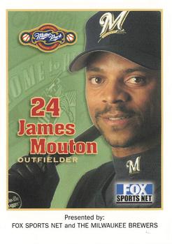 2001 Milwaukee Brewers Police #NNO James Mouton Front