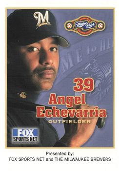 2001 Milwaukee Brewers Police #NNO Angel Echevarria Front