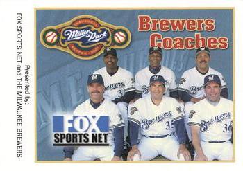 2001 Milwaukee Brewers Police #NNO Jerry Royster / Rod Carew / Bill Castro / Bob Apodaca / Gary Allenson / Luis Salazar Front