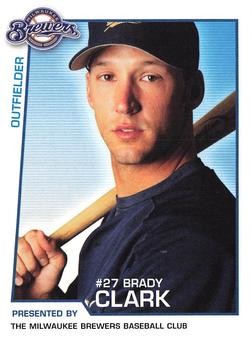 2004 Milwaukee Brewers Police #NNO Brady Clark Front