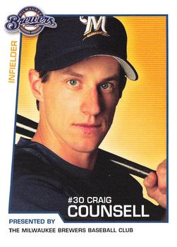 2004 Milwaukee Brewers Police #NNO Craig Counsell Front