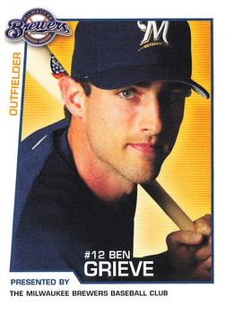 2004 Milwaukee Brewers Police #NNO Ben Grieve Front