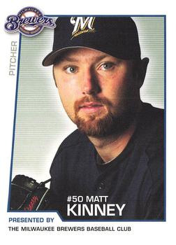 2004 Milwaukee Brewers Police #NNO Matt Kinney Front