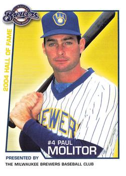 2004 Milwaukee Brewers Police #NNO Paul Molitor Front