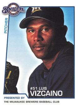 2004 Milwaukee Brewers Police #NNO Luis Vizcaino Front