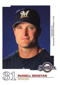 2005 Milwaukee Brewers Police #NNO Russell Branyan Front