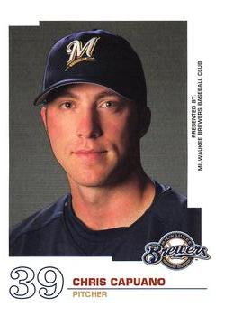 2005 Milwaukee Brewers Police #NNO Chris Capuano Front