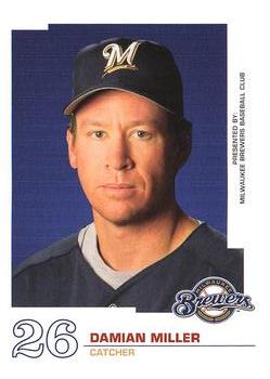 2005 Milwaukee Brewers Police #NNO Damian Miller Front