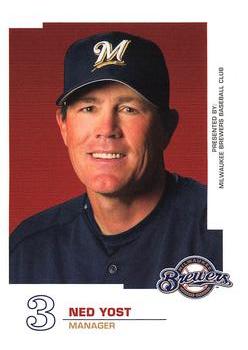 2005 Milwaukee Brewers Police #NNO Ned Yost  Front